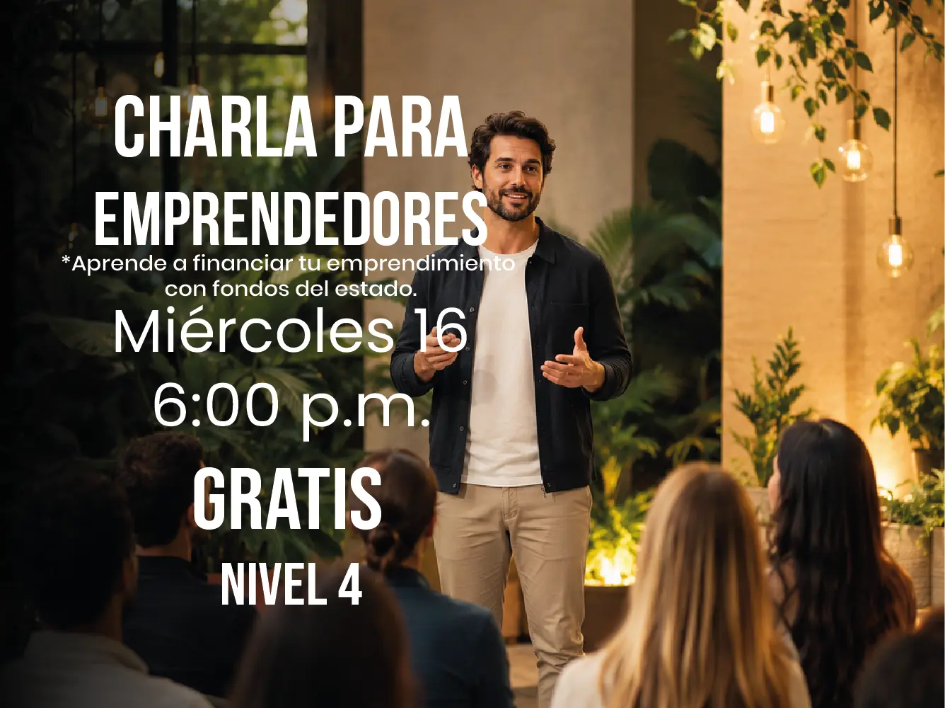 charla emprendedores