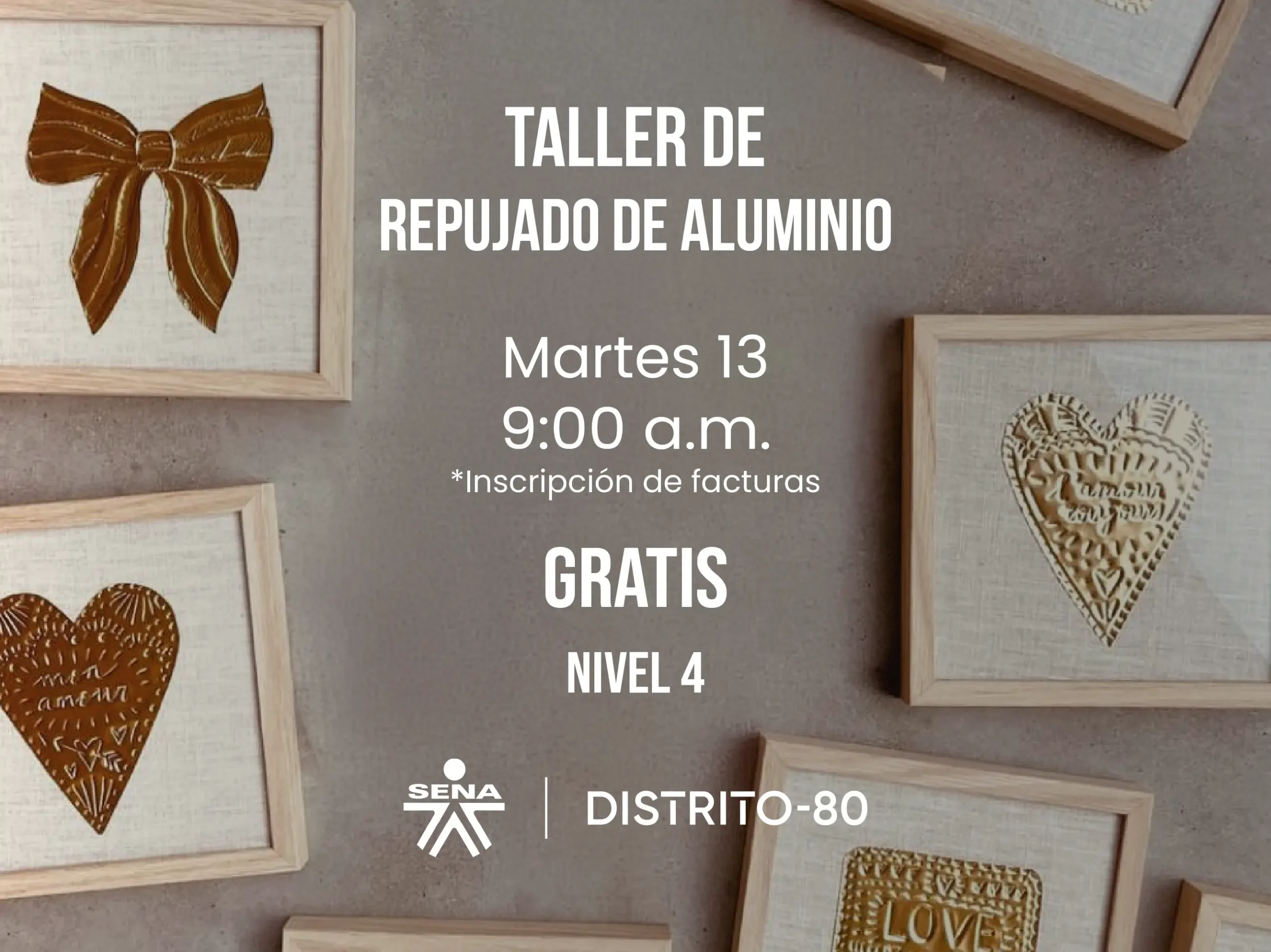 Taller de Repujado de Aluminio